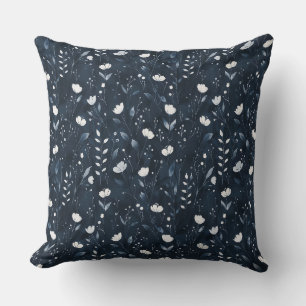 Coussin Flore foncée pour coins douillets