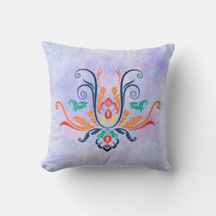 Coussin Flore géométrique Damas Classique Avec Branches