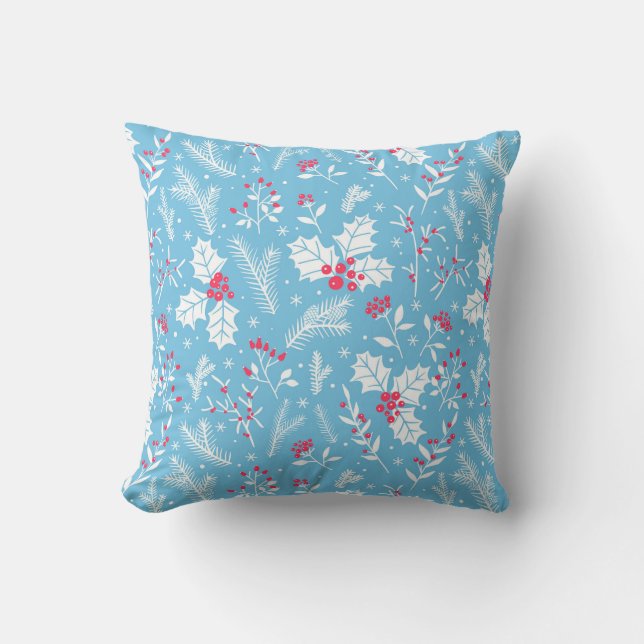 Coussin Flore hivernale 2 (Recto)