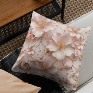 Coussin Flore Pink Douce