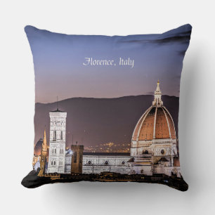 Coussin Florence, Italie, photo du paysage urbain,