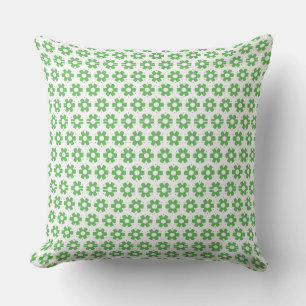 Coussin - Florets verts