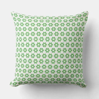 Coussin - Florets verts