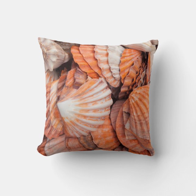 Coussin Florida Keys, Key West, coquillages (Recto)