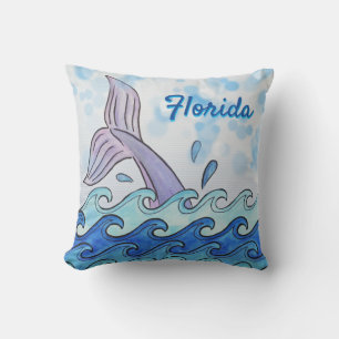 Coussin Floride Dolphin Tail