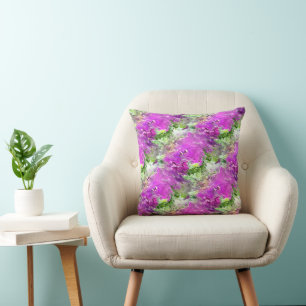 Coussin Flot de Petunias.....