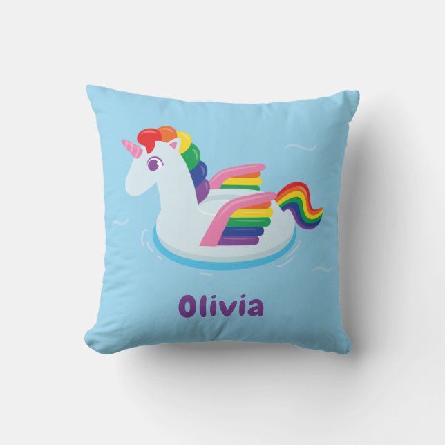 Coussin Flotteur de piscine licorne gonflable décoration p (Recto)
