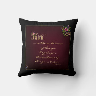 Coussin Flourina Faith Verse - Personnalisable