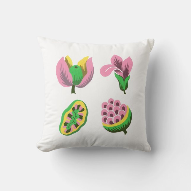 Coussin Flowers & Fruits (Recto)