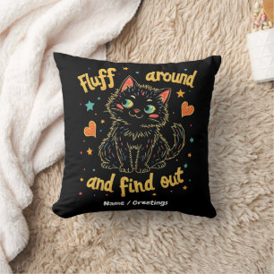 Coussin Fluff Around et Découvrez Le Parfait Mème