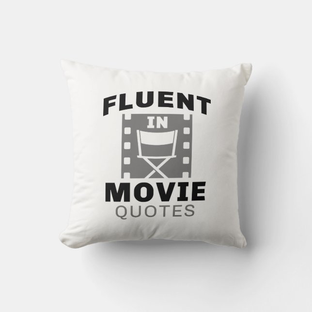 Coussin Flux Dans Les Citations De Film (Recto)