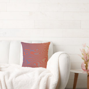 Coussin Flux de rêve l Motif abstrait tripant - N° 01