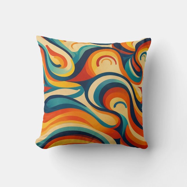 Coussin Flux radieux (Recto)