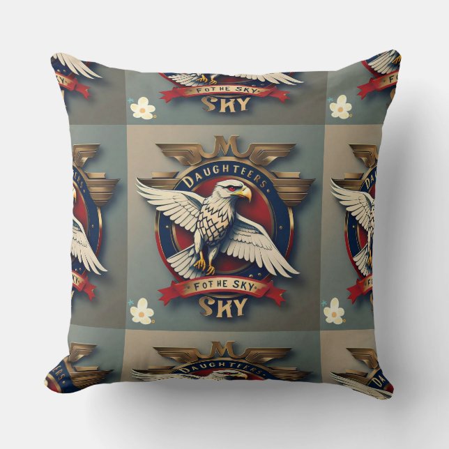 Coussin "Fly Girls Unite" (Recto)