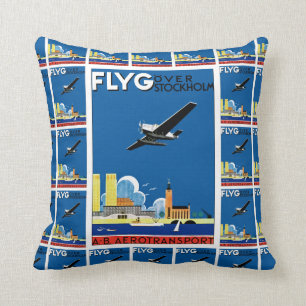 Coussin Flyg au-dessus de Stockholm