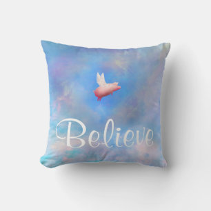 Coussin Flying Pig-Believe