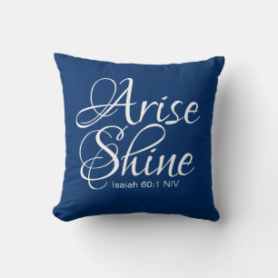 Coussin Foi inspirante Lever et briller Noël