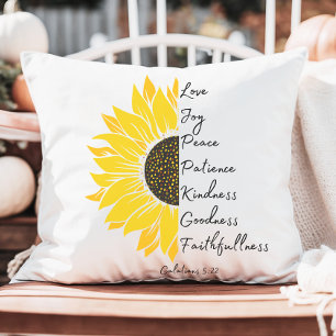 Coussin Foi tournesol