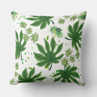 Coussin Folhas Verdes