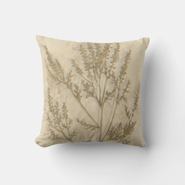Coussin Foliage doré II (Recto)