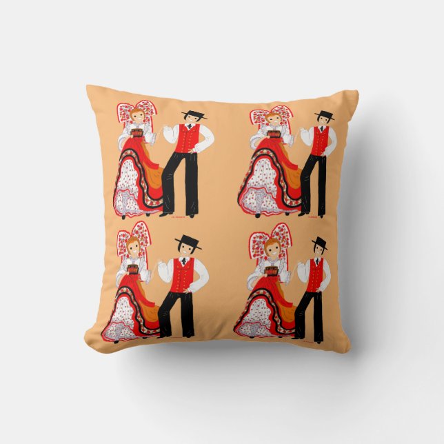 Coussin Folklore d'Alsace, France (Recto)