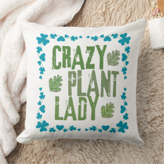 Coussin Folle Dame aux Plantes