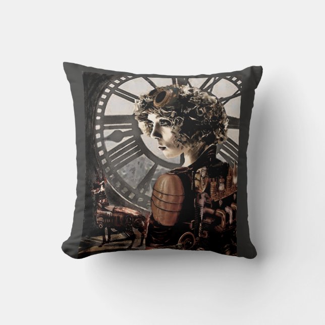 coussin foncé de steampunk (Recto)