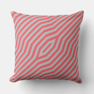 Coussin Fond de rayures diagonales symétriques 5