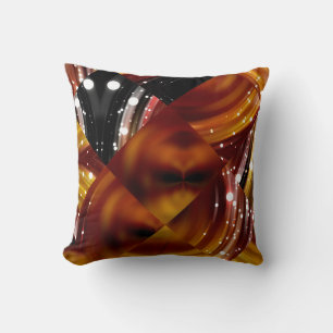Coussin fond multicolore en mosaïque Abstraite