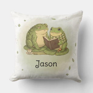 Coussin Fond personnalisé 1 Crapaud moussue