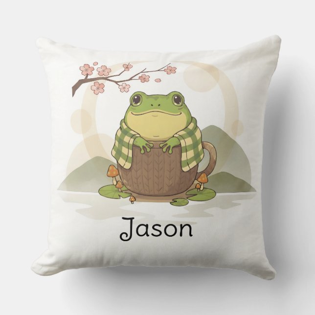 Coussin Fond personnalisé 3 Rencontre Zochi (Recto)