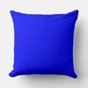 Coussin Fond uni bleu