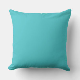Coussin Fond uni de couleur Serpent de mer