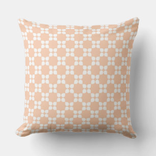 Coussin Fonds pêche avec motif circulaire