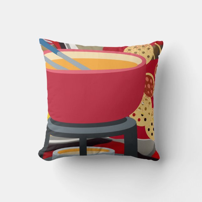 Coussin Fondue de fromage (Recto)