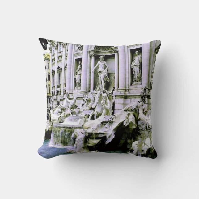 Coussin Fontaine de TREVI (Recto)