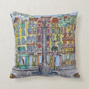 Coussin Fontaine Place de l'Hôtel de Ville