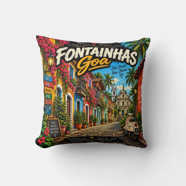 Coussin Fontainhas  (Recto)