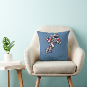 Coussin Football Astronaute