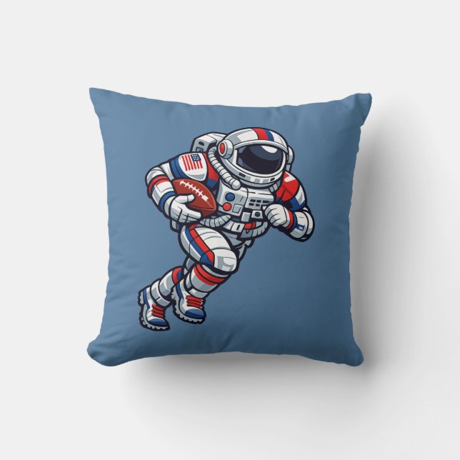 Coussin Football Astronaute (Recto)