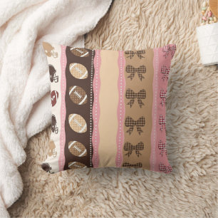 Coussin Football Coquette à motif léopard (10)