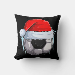 Coussin Football de Noël Bal de football de Noël à Père No