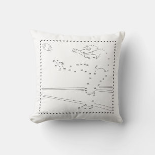 Coussin Football Kicker Connectez Les Points