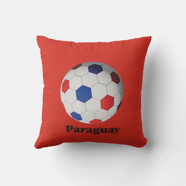 Coussin Football Paraguayen (Verso)