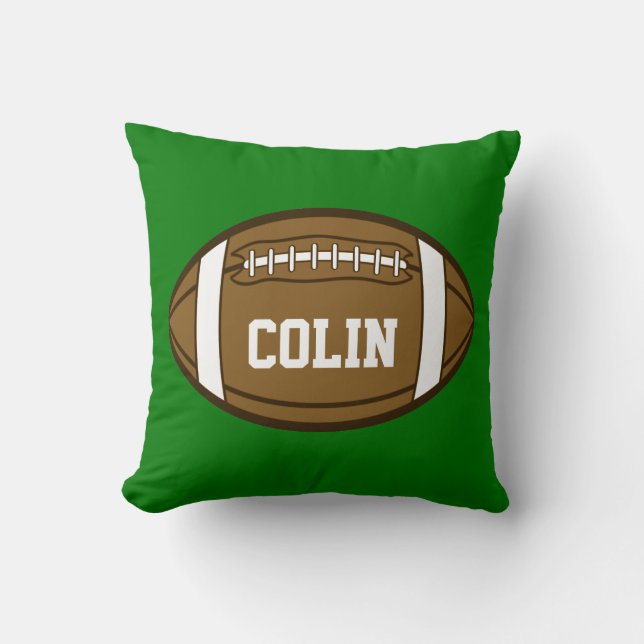 Coussin Football personnalisé pour les garçons qui aiment  (Recto)