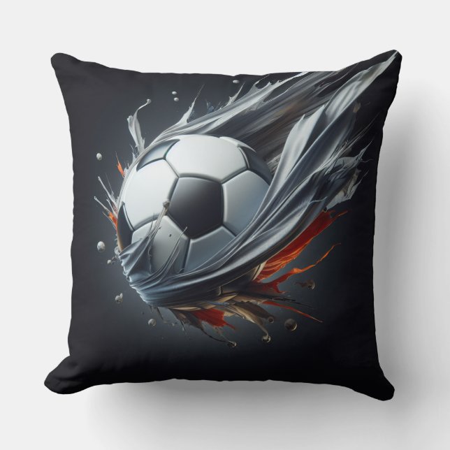 Coussin "football Splash" (Recto)