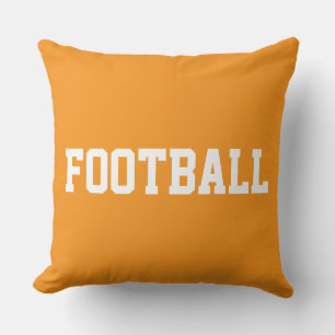 Coussin FOOTBALL Texte Sportif Athlétique Années 70 Sur Or