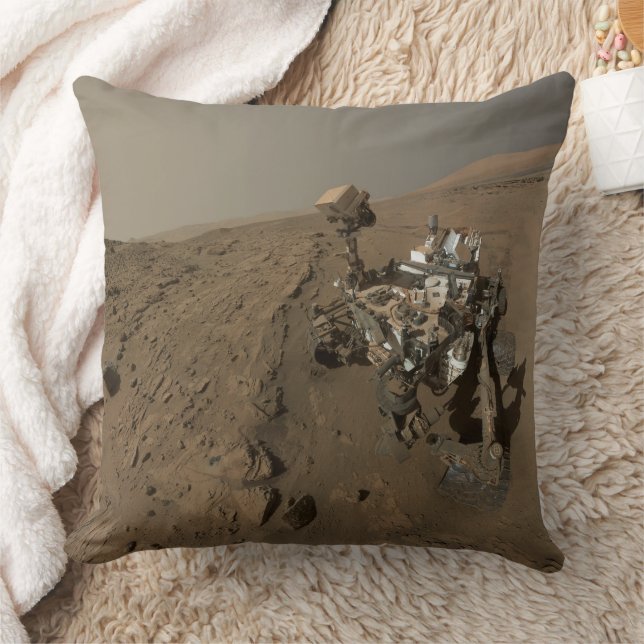 Coussin Forage Mars Curiosity Red Martian Paysage (Couverture)