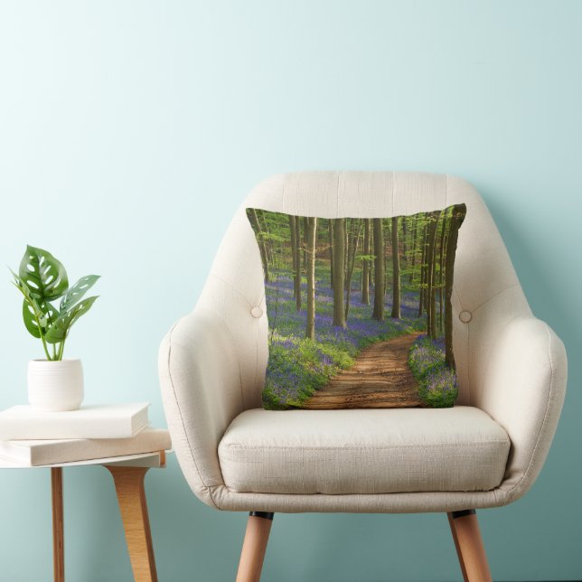Coussin Forest | Bluebell Forest en Belgique (Chaise)