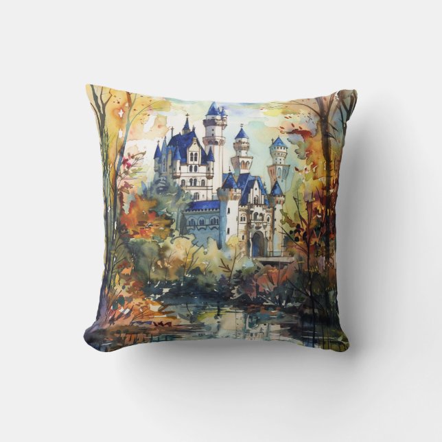 Coussin Forest Castle (Recto)